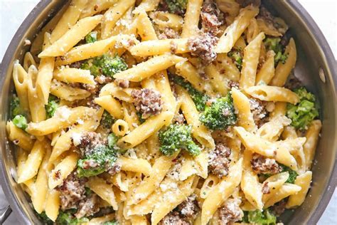 one-pot-sausage-broccoli-pasta-recipes-go-bold image