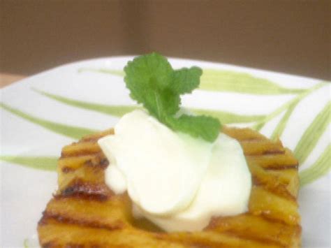 roasted-pineapple-with-whipped-cream image