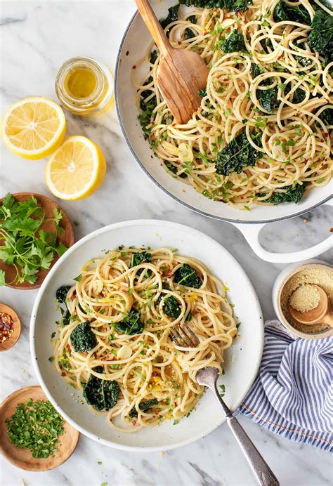 spaghetti-aglio-e-olio-recipe-love-and-lemons image
