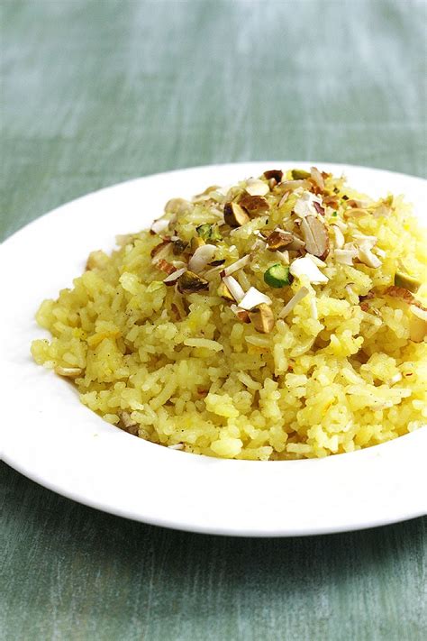 meethe-chawal-recipe-zarda-rice-or-pulao-yellow image