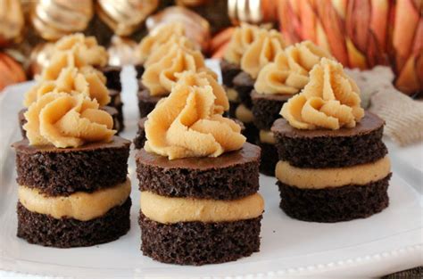 chocolate-cake-bites-with-peanut-butter-frosting-two image