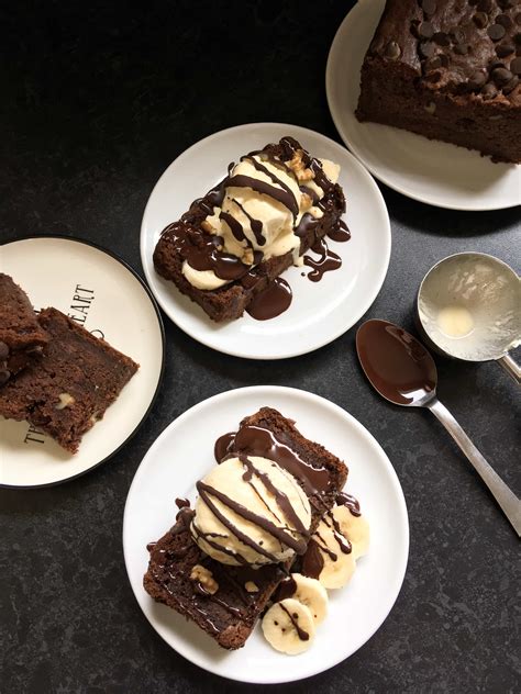 chocolate-sour-cream-banana-cake-something image