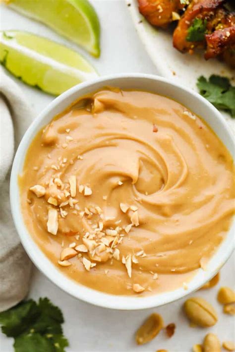 how-to-make-homemade-peanut-sauce-the image