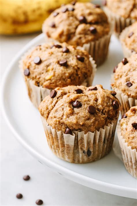 vegan-banana-chocolate-chip-muffins-the-simple image