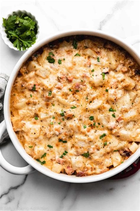 cheesy-ham-potato-casserole-sallys-baking-addiction image