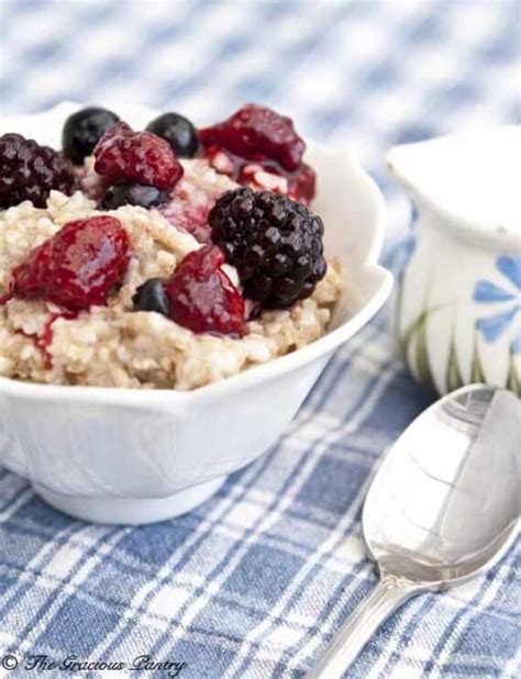 clean-eating-triple-berry-oatmeal-recipe-the image