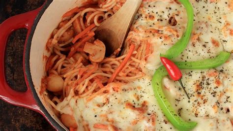 baked-spaghetti-recipe-ground-beef-all-she-cooks image