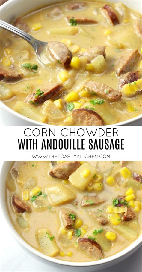 corn-chowder-with-andouille-sausage-easy-homemade image