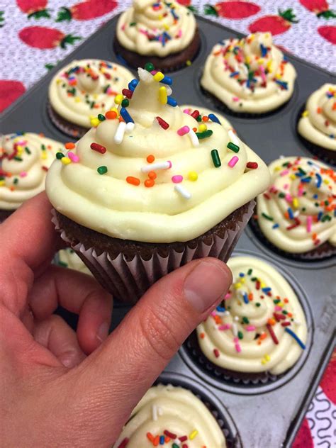 easy-chocolate-cupcakes-recipe-makes-12-cupcakes image