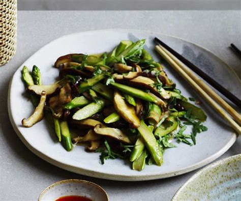 stir-fried-asparagus-with-shiitake-mushrooms image