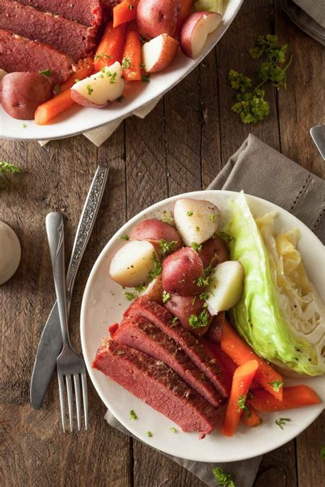 perfect-corned-beef-recipe-with-guinness-and-cabbage image