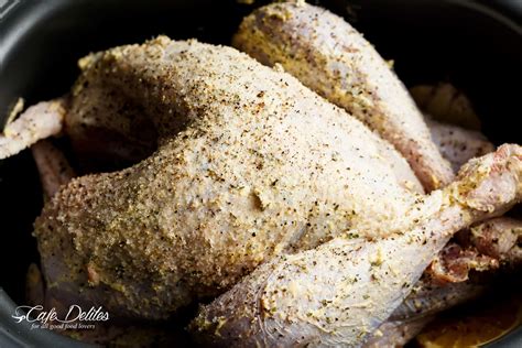crispy-skin-slow-cooker-turkey-homemade-gravy image