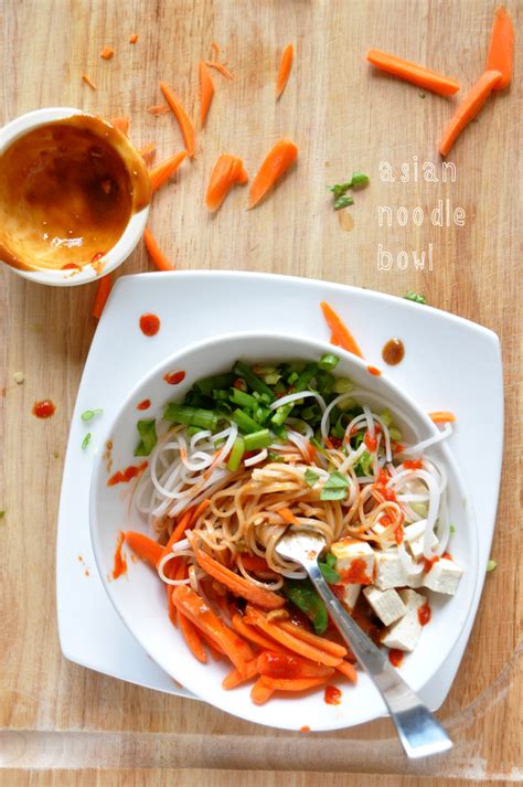 veggie-rice-noodle-bowl-with-ginger-peanut-dressing image