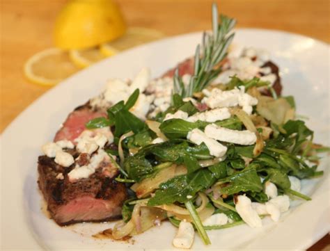 crumbled-goat-cheese-ny-grilled-strip-steak-salad image