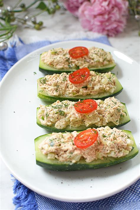 quick-easy-tuna-salad-cucumber-boats-emily-kyle image