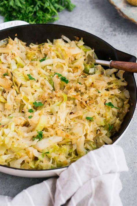 sauted-cabbage-easy-healthy-side-delicious image