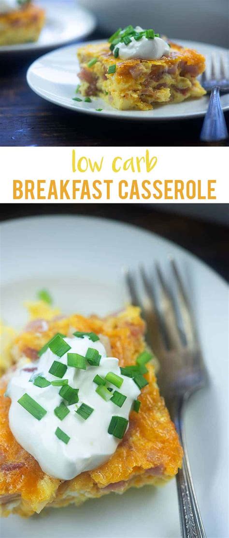 breakfast-casserole-with-ham-that-low-carb-life image