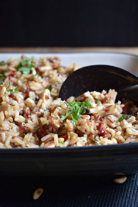 wild-rice-pilaf-with-cranberries-and-pine-nuts-julias image