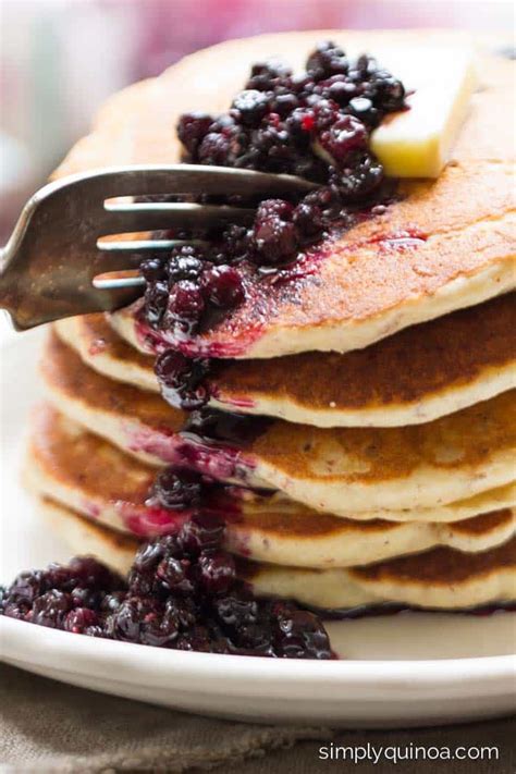 lemon-blueberry-quinoa-pancakes-vegan-gluten image