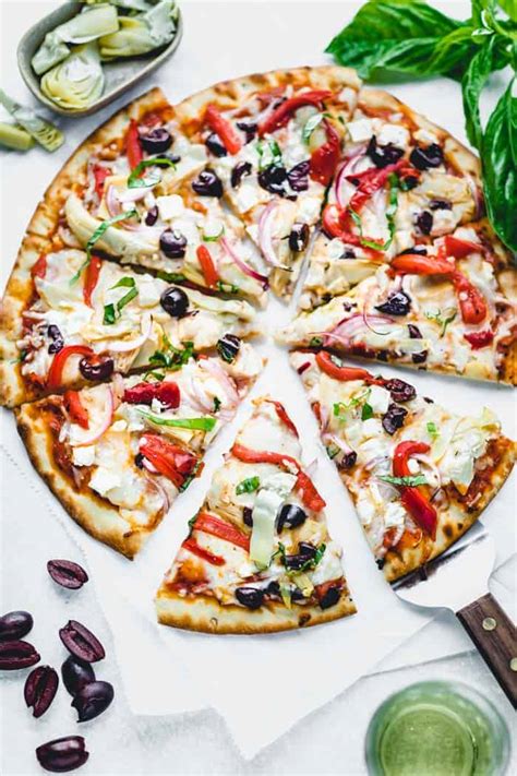 homemade-greek-pizza-in-20-minutes-healthy-seasonal image