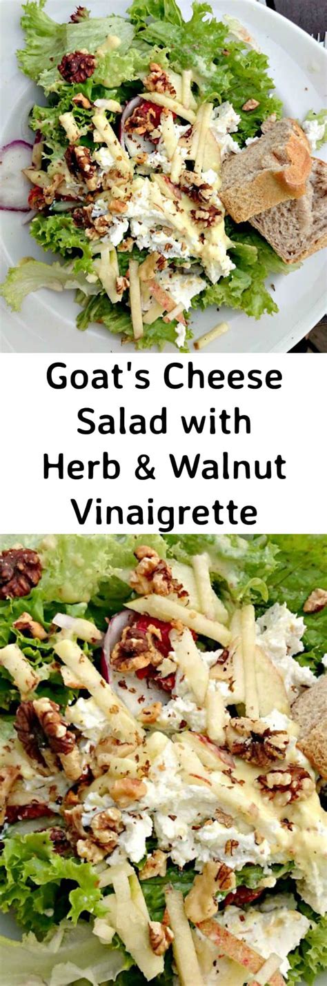 goats-cheese-salad-with-herb-and-walnut-vinaigrette image