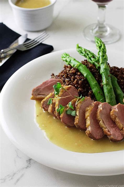 roasted-duck-breast-with-ginger-rum-sauce-savor-the image
