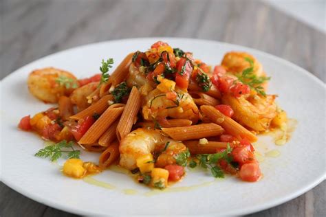 barilla-veggie-penne-pasta-salad-recipe-with-shrimp image