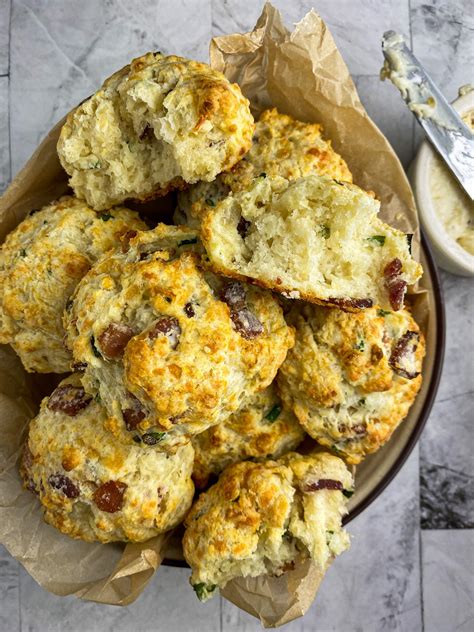 best-ever-bacon-cheddar-buttermilk-biscuits-with-maple image
