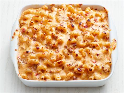 mac-and-cheese-queso-with-sausage-food-network image