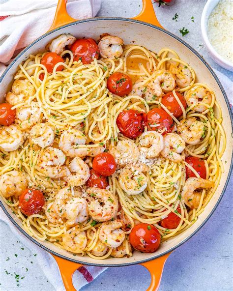 easy-garlic-shrimp-pasta-with-video-healthy-fitness image