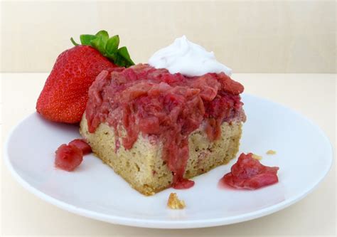 strawberry-rhubarb-upside-down-cake-gluten-grain-free image