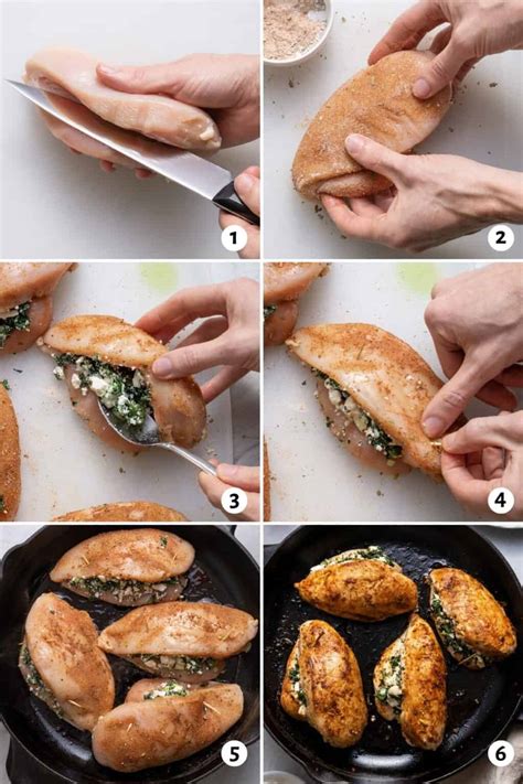 spinach-feta-stuffed-chicken-feelgoodfoodie image