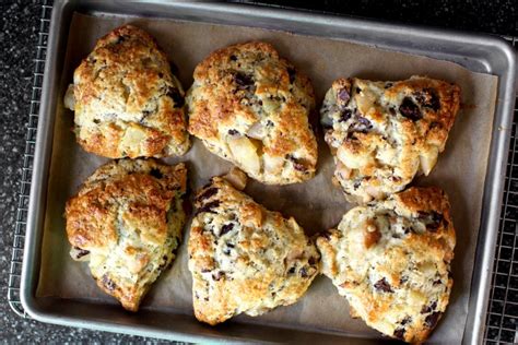 roasted-pear-and-chocolate-chunk-scones-smitten-kitchen image