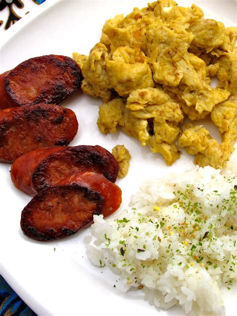 portuguese-sausage-rice-and-eggs-omg-yummy image
