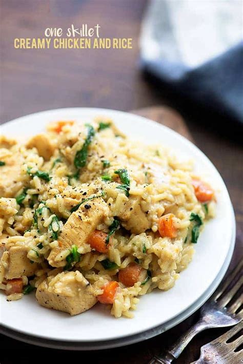 one-pot-creamy-chicken-and-rice-recipe-buns-in-my image