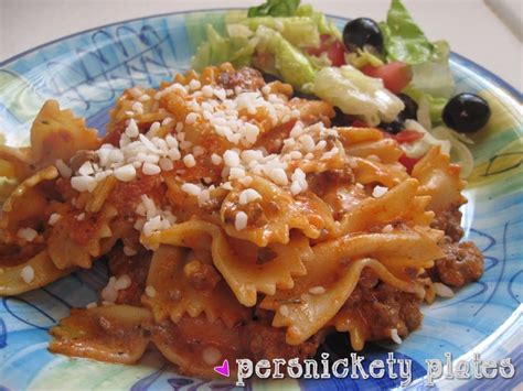 easy-stovetop-bow-tie-skillet-lasagna-persnickety-plates image