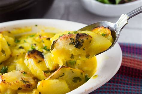 easy-saffron-potato-casserole-errens-kitchen image