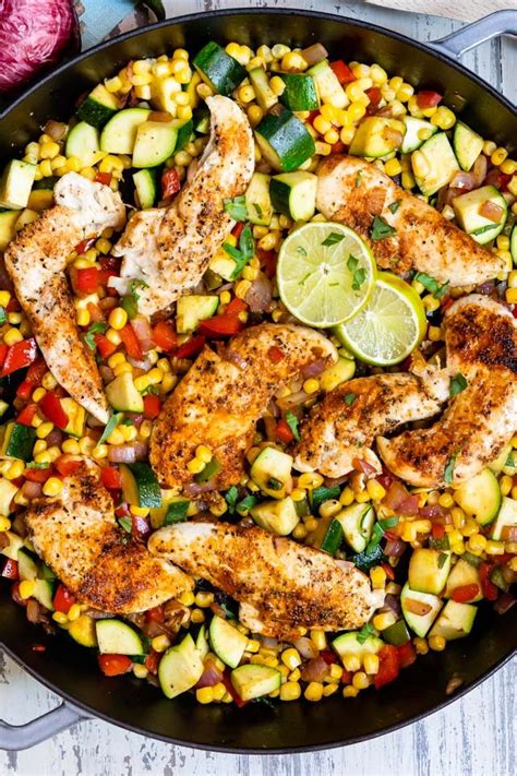 spicy-chicken-dinner-30-minute-meal image
