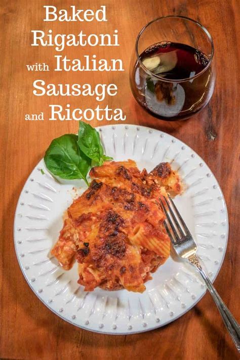 easy-baked-rigatoni-with-italian-sausage-and-ricotta image