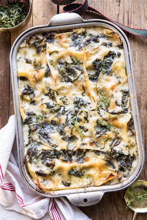 white-pesto-spinach-lasagna-half-baked-harvest image