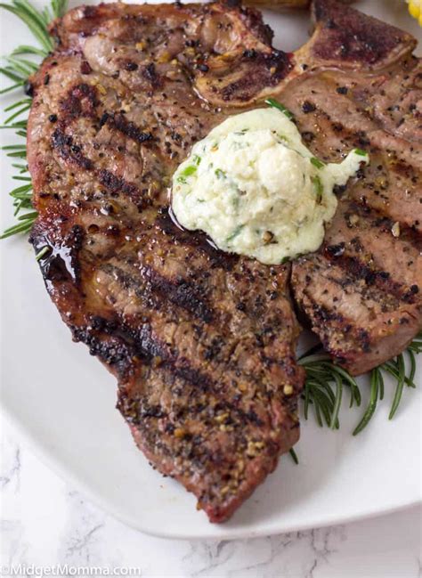grilled-steaks-with-blue-cheese-butter-midgetmomma image