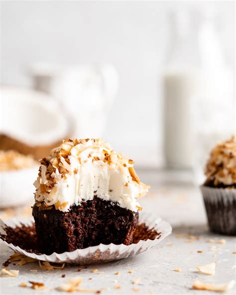 toasted-coconut-chocolate-cupcakes-food-duchess image