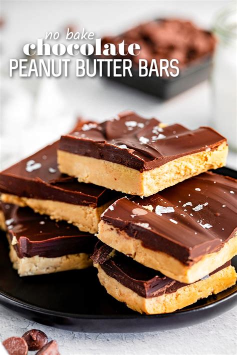 peanut-butter-chocolate-bars-buckeye-bars-glorious image