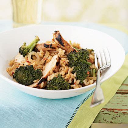 broccoli-and-chicken-stir-fried-rice-recipe-myrecipes image