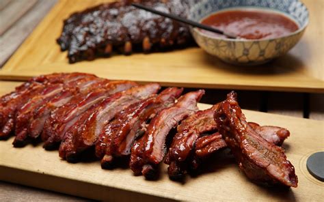 baby-back-ribs-with-guava-barbecue-sauce image