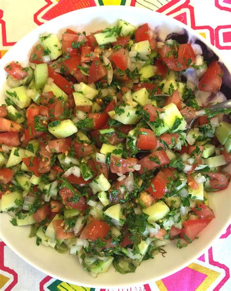 israeli-salad-recipe-with-tomatoes-cucumbers image