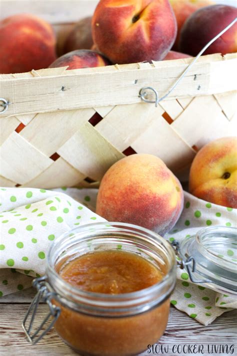 peach-butter-recipe-slow-cooker-living image