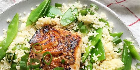 best-soy-garlic-salmon-with-couscous-recipe-how-to image