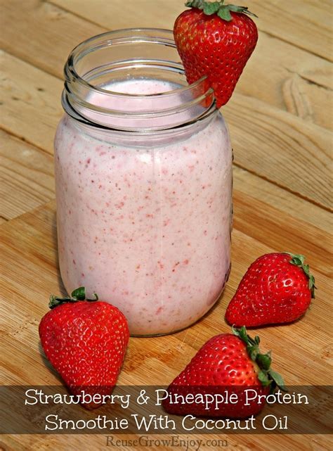 strawberry-and-pineapple-protein-smoothie image