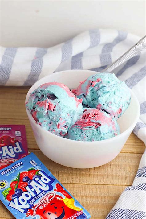 easy-colorful-kool-aid-ice-cream-simple-homemade image